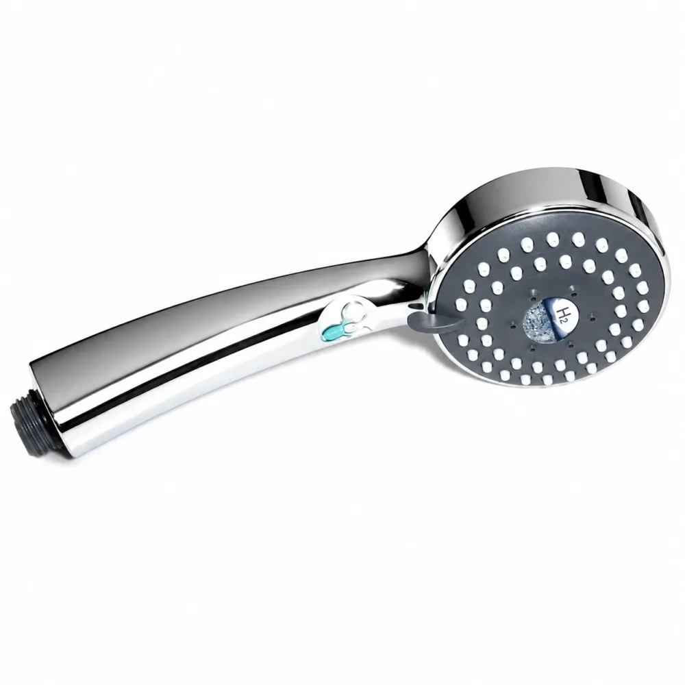 Refillable Chrome Shower Head Filter Handset (Multi-Function)