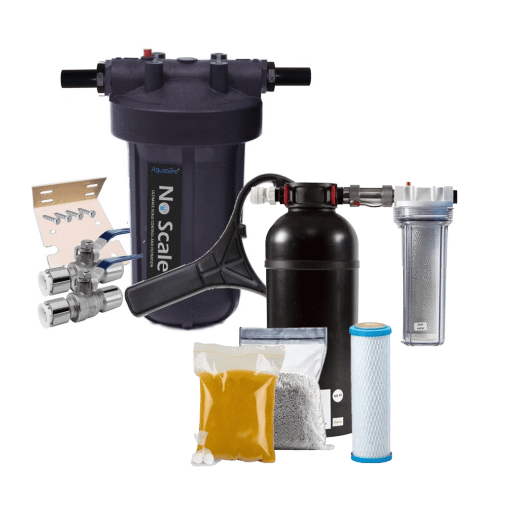 No Scale Refills bundle image, housing, media and cartridges are displayed.